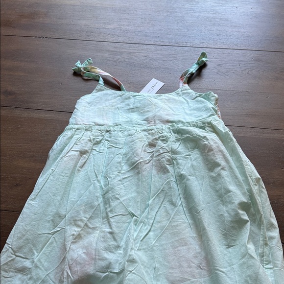 New Sz 10 Janie and Jack cotton tropical floral lined dress with smocked details - Picture 7 of 7